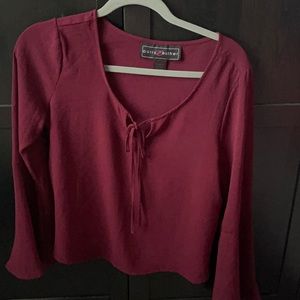 Maroon blouse